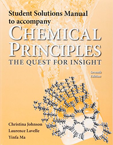 Book cover for Student Solutions Manual for Chemical Principles