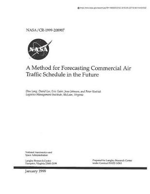 Book cover for A Method for Forecasting the Commercial Air Traffic Schedule in the Future