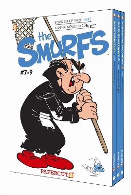 Book cover for The Smurfs Graphic Novels Boxed Set: Vol. #7-9