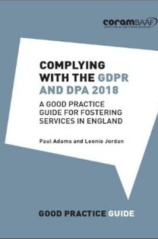 Cover of Complying with the GDPR and DPA 2018