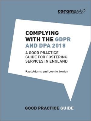 Book cover for Complying with the GDPR and DPA 2018