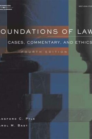 Cover of Foundations of Law