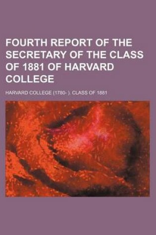 Cover of Fourth Report of the Secretary of the Class of 1881 of Harvard College