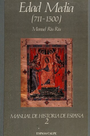 Cover of Manual de Historia de Espana Vol. 2