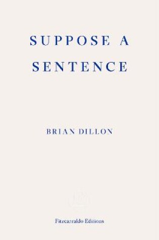 Cover of Suppose a Sentence