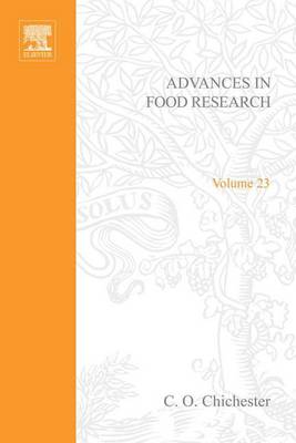 Book cover for Advances in Food Research Volume 23