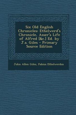 Cover of Six Old English Chronicles