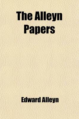Book cover for The Alleyn Papers (Volume 18)