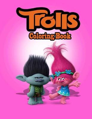 Book cover for Trolls Coloring Book