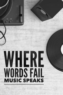 Book cover for Where Words Fail Music Speaks