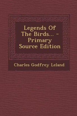 Cover of Legends of the Birds...