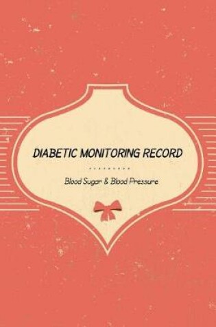 Cover of Diabetic Monitoring Record