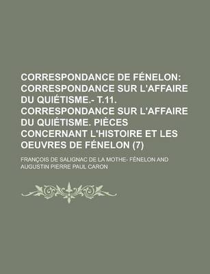 Book cover for Correspondance de Fenelon (7)