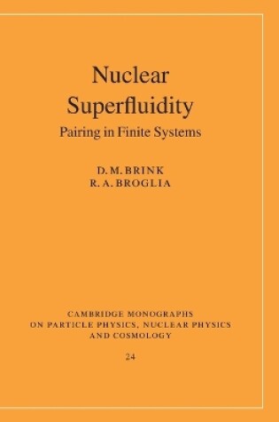 Cover of Nuclear Superfluidity