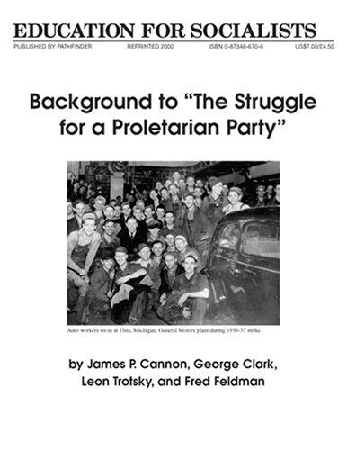 Book cover for Background to "Struggle for a Proletarian Party"