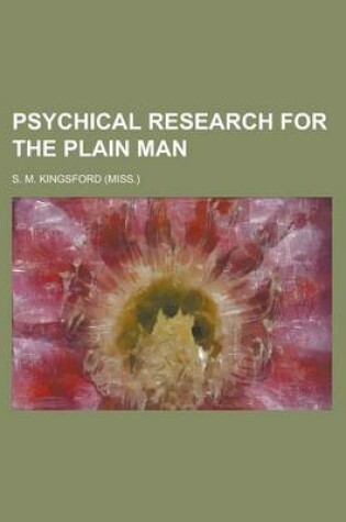 Cover of Psychical Research for the Plain Man