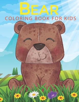 Book cover for Bear coloring book for kids