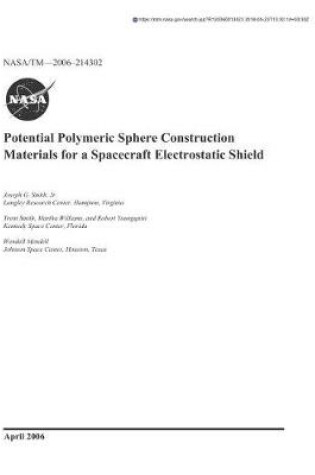 Cover of Potential Polymeric Sphere Construction Materials for a Spacecraft Electrostatic Shield