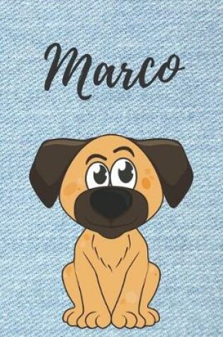 Cover of Marco Hund-Malbuch / Notizbuch Tagebuch