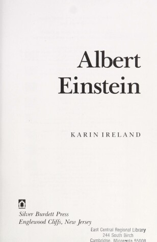 Cover of Albert Einstein