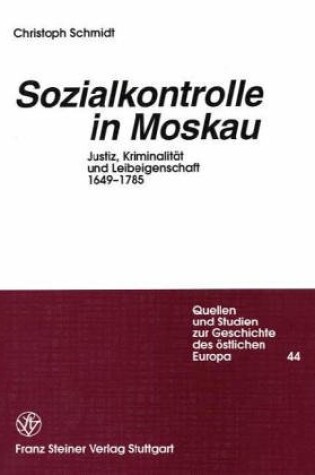 Cover of Sozialkontrolle in Moskau