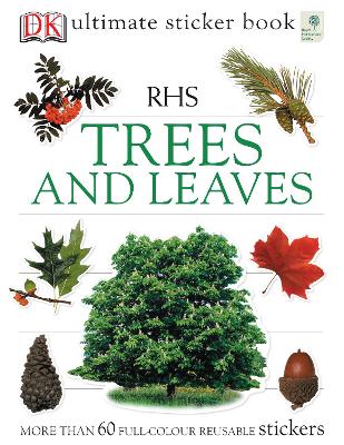 Book cover for RHS Trees and Leaves Ultimate Sticker Book