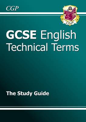 Book cover for GCSE English Technical Terms Study Guide