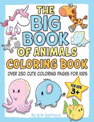 Book cover for The Big Book of Animals Coloring Book