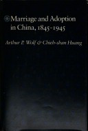 Book cover for Marriage and Adoption in China, 1845-1945