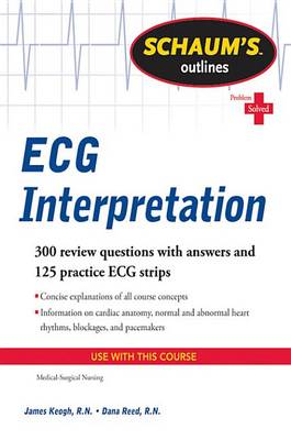 Cover of Schaum's Outline of ECG Interpretation