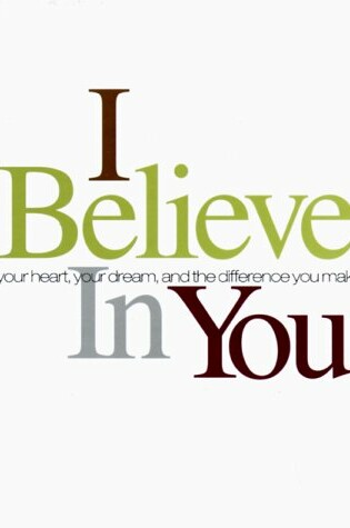 Cover of I Believe in You