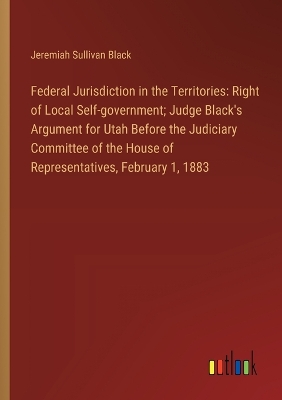 Book cover for Federal Jurisdiction in the Territories