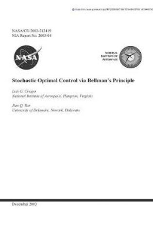 Cover of Stochastic Optimal Control Via Bellman's Principle