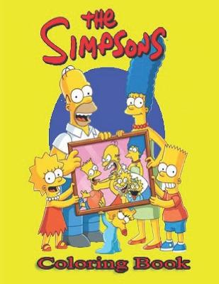 Book cover for The Simpsons Coloring Book