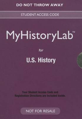 Book cover for NEW MyLab History for U.S. History -- Valuepack Access Card