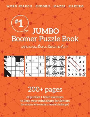 Book cover for Jumbo Boomer Puzzle Book #1