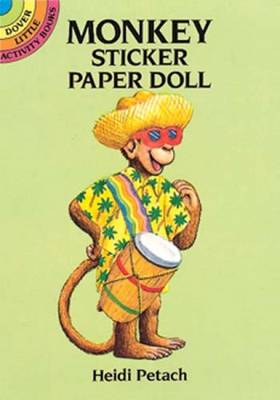 Book cover for Monkey Sticker Paper Doll