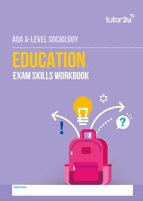 Book cover for AQA A Level Sociology Education Exam Skills Workbook