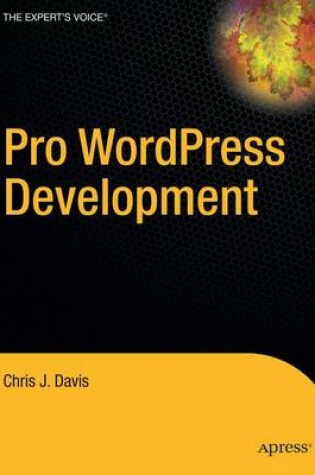 Cover of Pro Wordpress Development