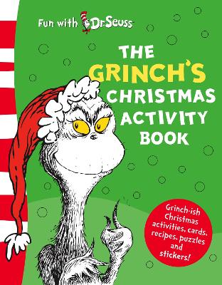 Book cover for The Grinch’s Christmas Activity Book