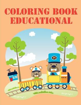 Book cover for Coloring Book Educational