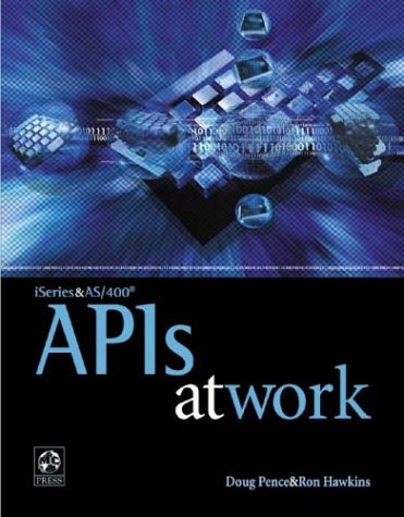 Book cover for iSeries and AS/400 APIs at Work