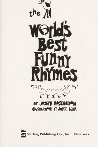 Cover of The World's Best Funny Rhymes