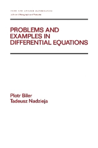 Cover of Problems and Examples in Differential Equations