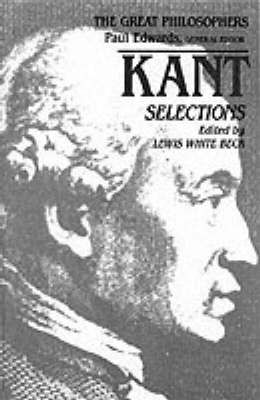 Book cover for Kant Selections