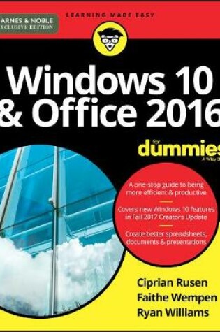 Cover of Windows 10 & Office 2016 for Dummies (B&n Exclusive)