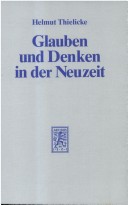 Book cover for Glauben Und Denken in Der Neuzeit