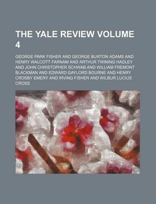 Book cover for The Yale Review Volume 4