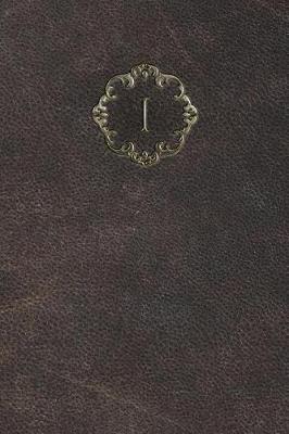 Cover of Monogram "I" Blank Book