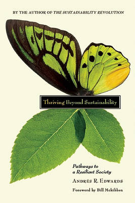 Book cover for Thriving Beyond Sustainability